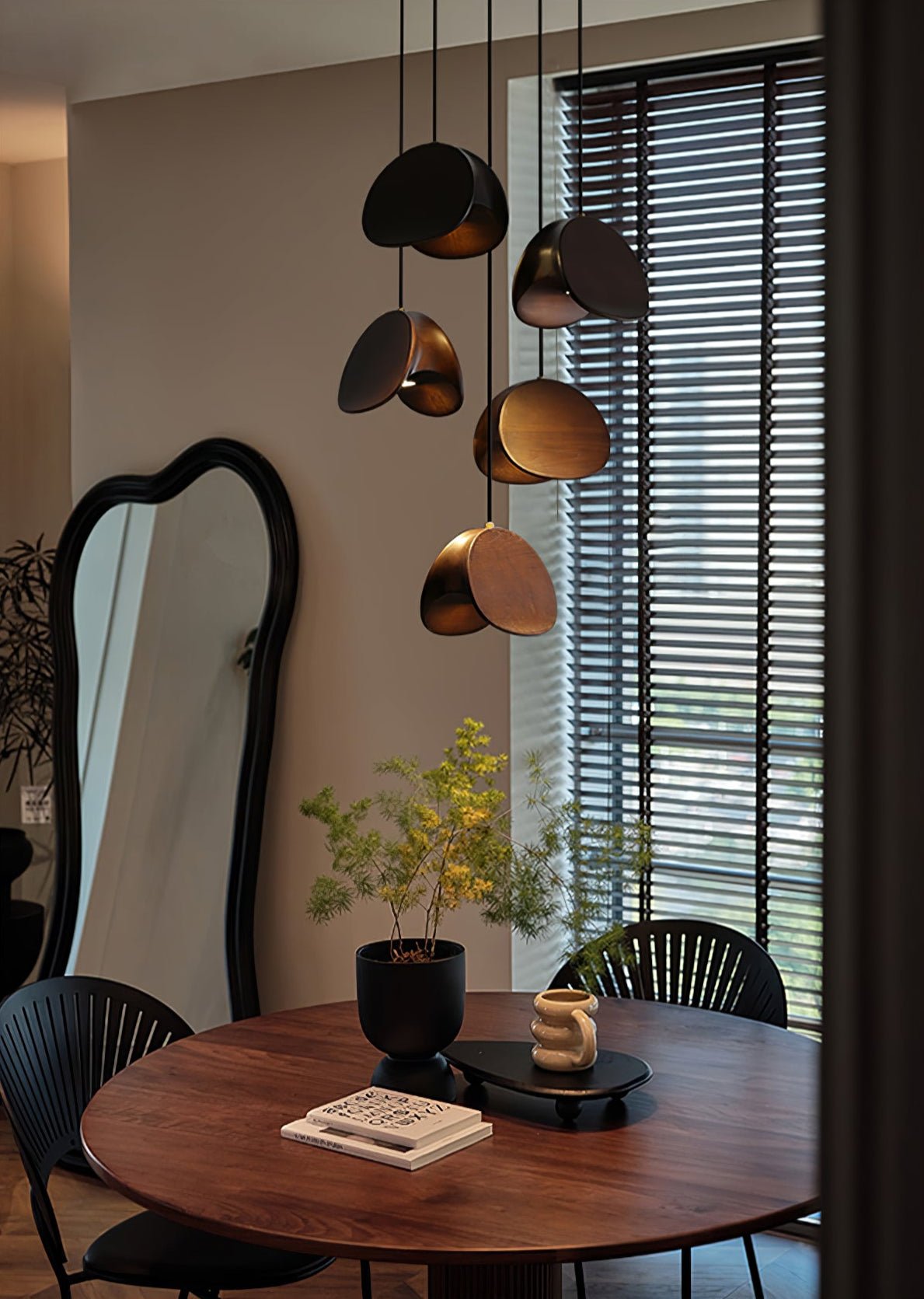 Tavro Minimalist Wood Pendant Light