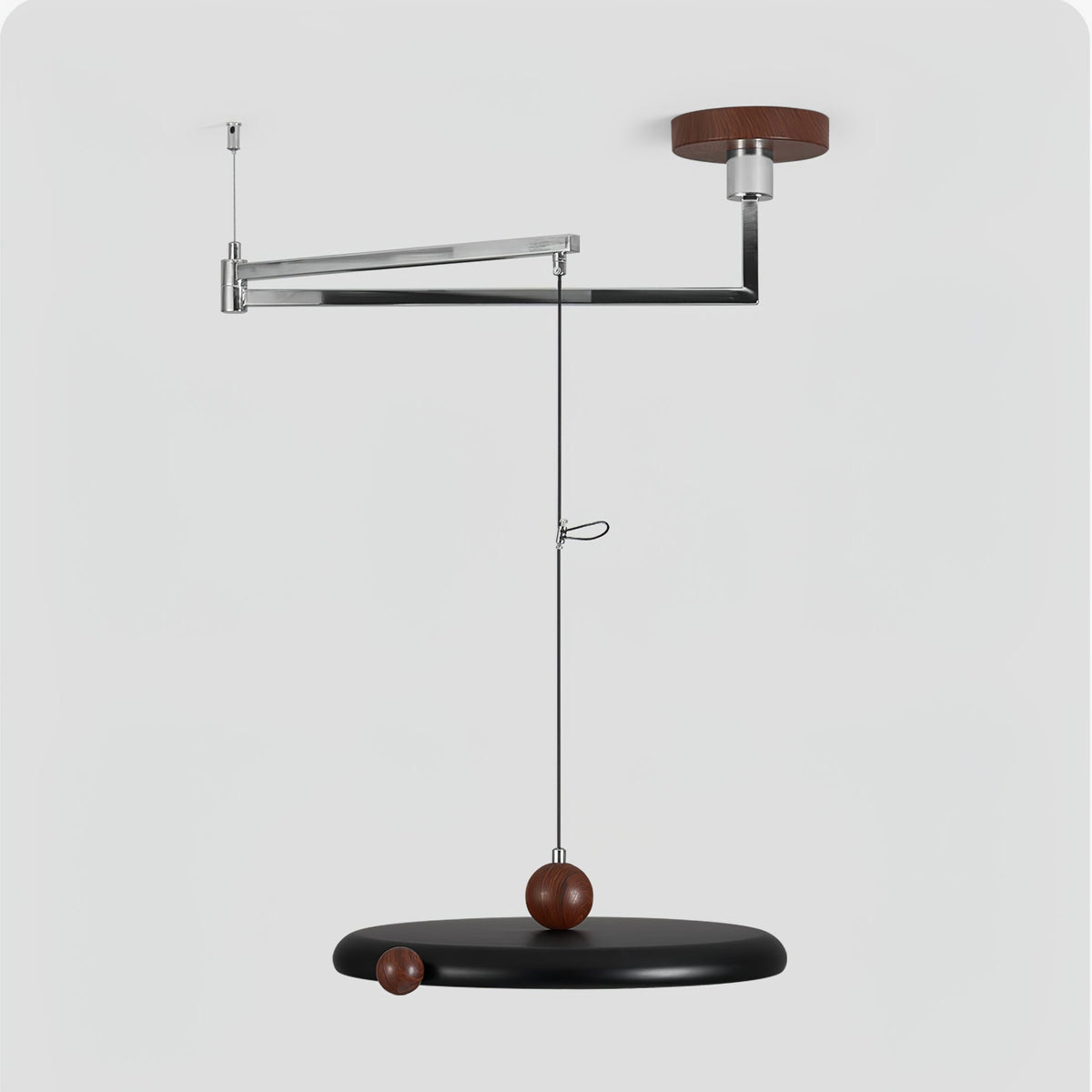 Ruby Line Swing Arm Pendant Lamp