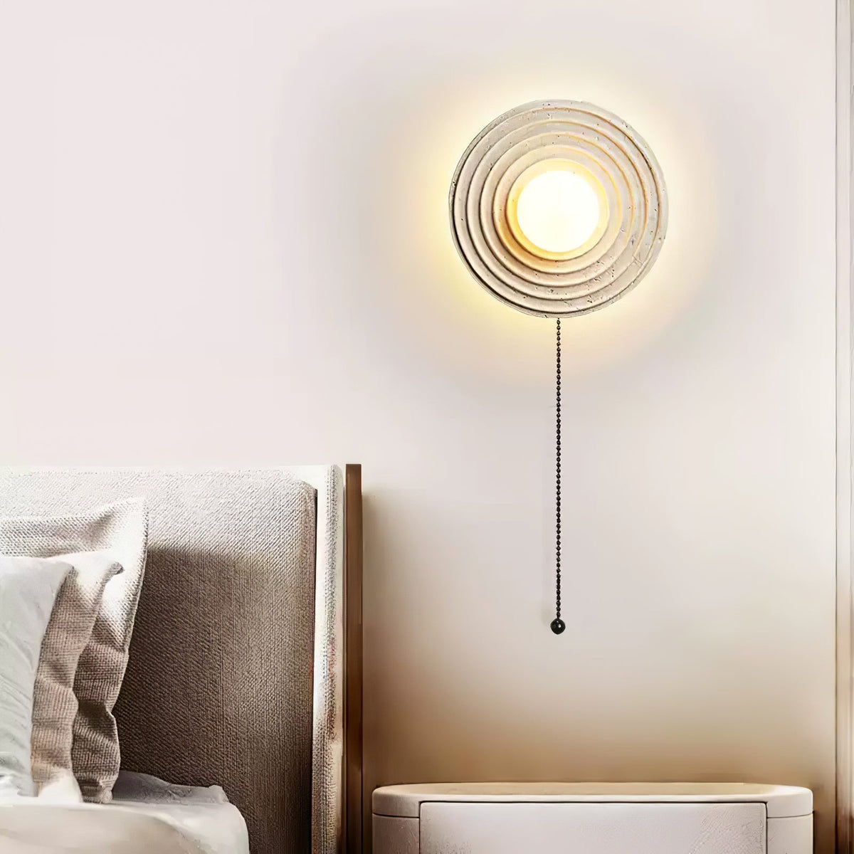 Zelirara Concentric Travertine Wall Light
