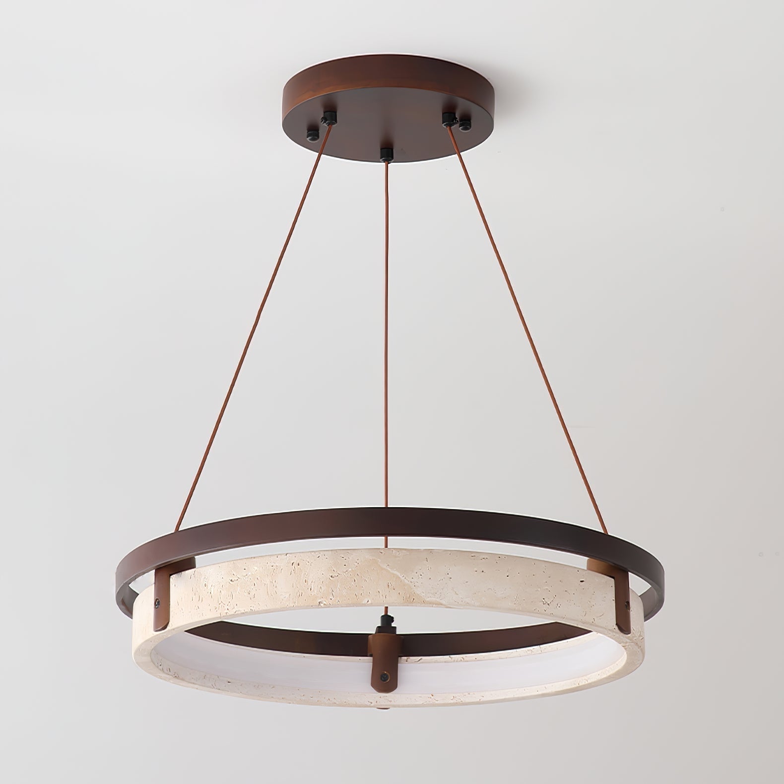 Veraearae Travertine Pendant Light - Neutral Decor