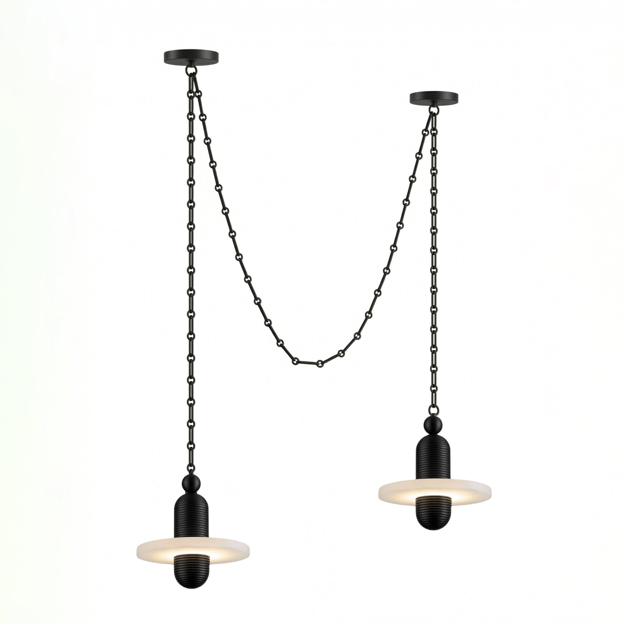 Hadrian Orbital Drift Chain Chandelier