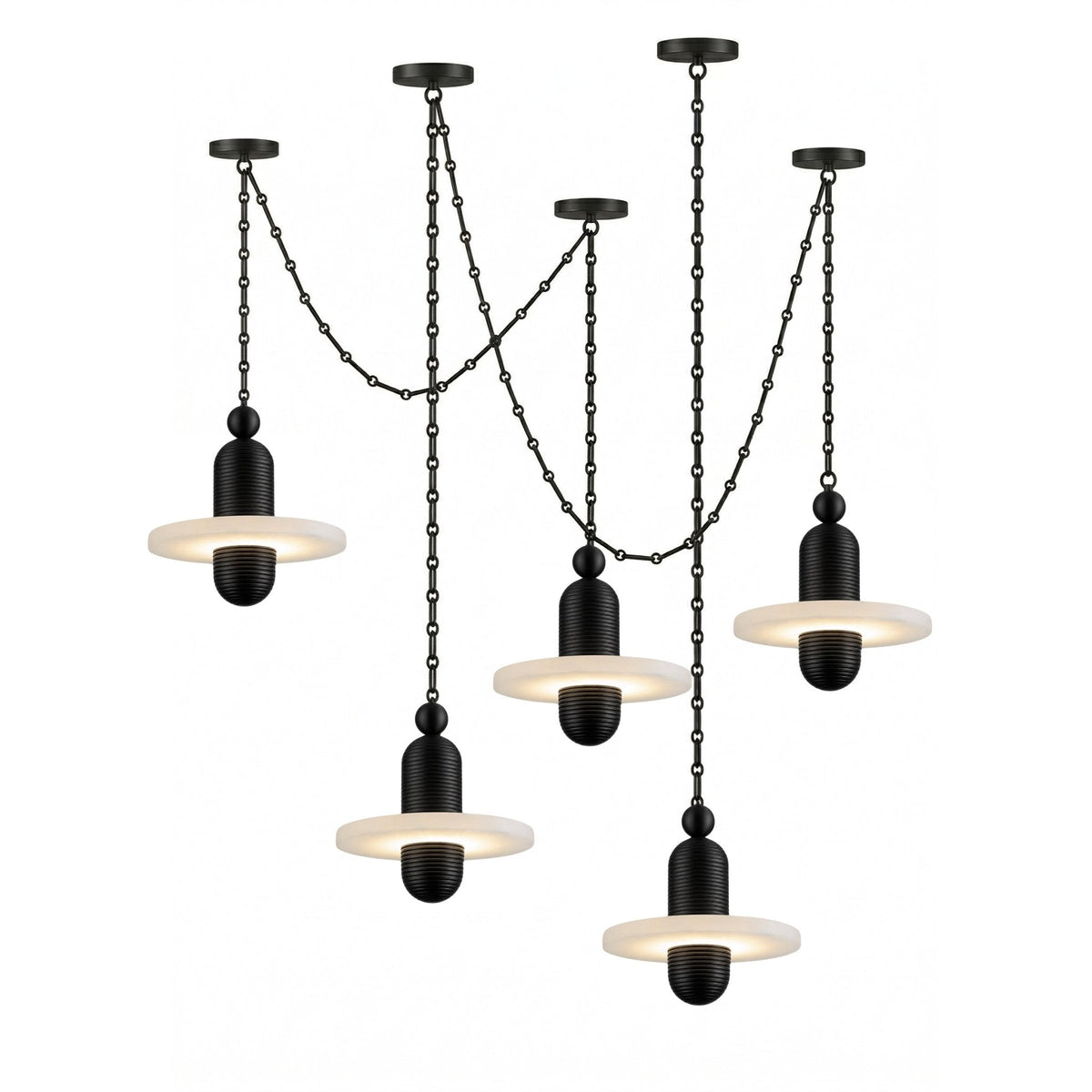 Hadrian Orbital Drift Chain Chandelier