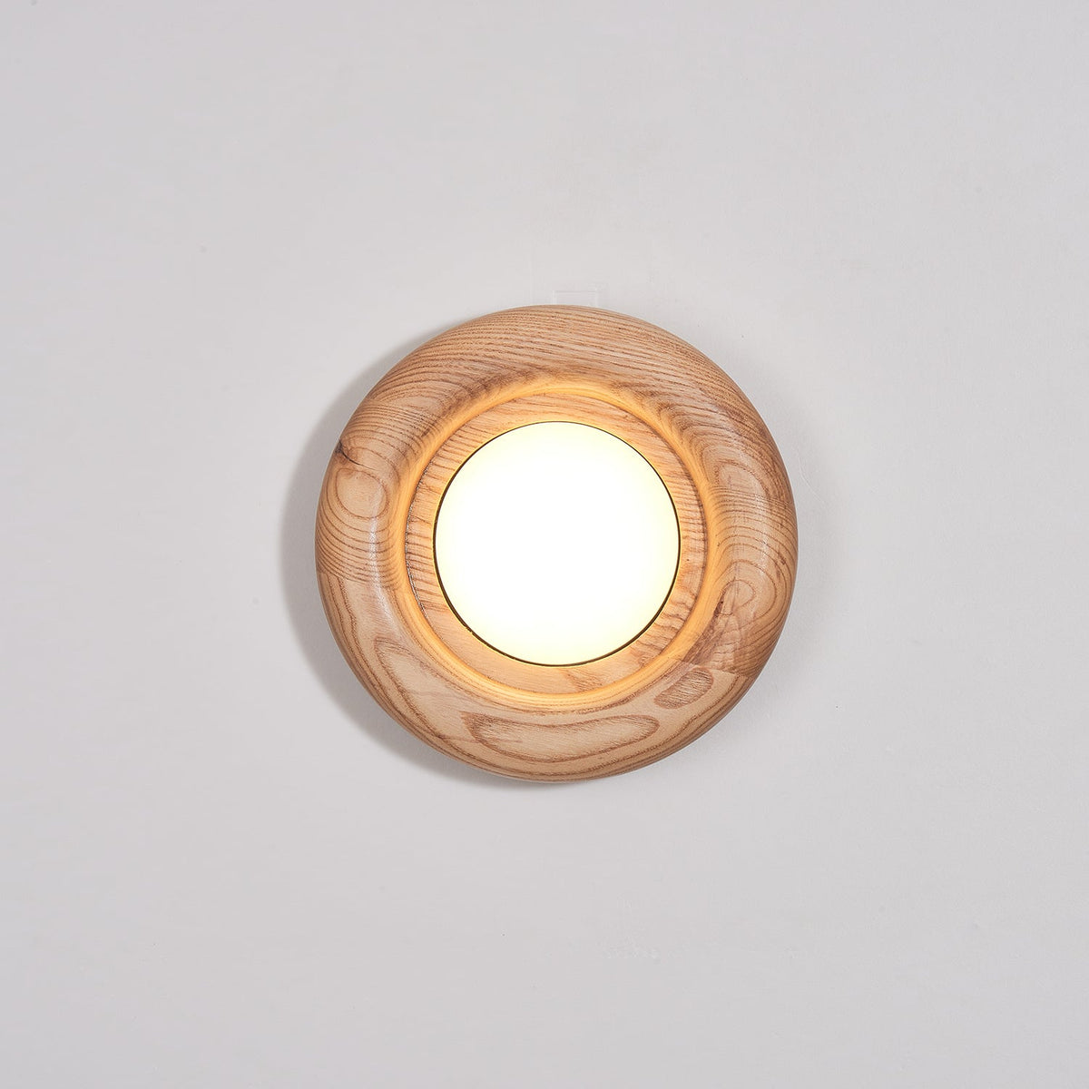 Elvirette Wall Lamp Wooden Frame Acrylic Glow