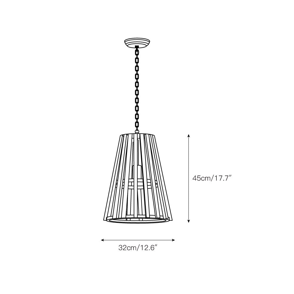 Avsolel Wooden Pendant Lamp