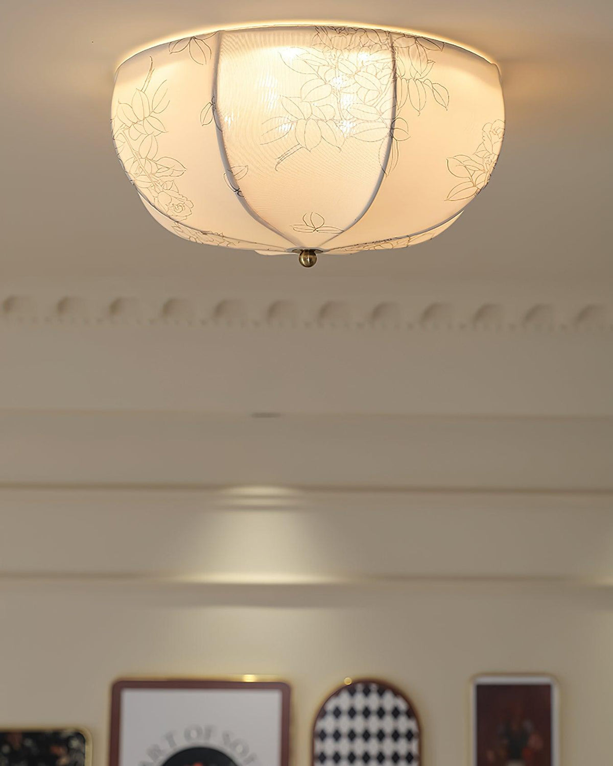 Ryls Premium Nordic Art Fabric Ceiling Lamp