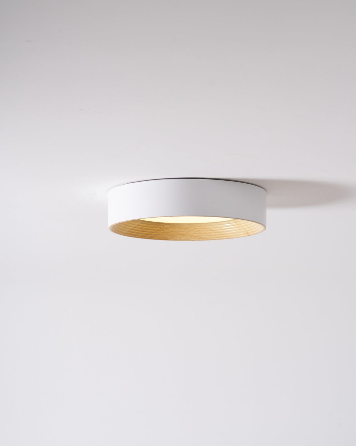 Elvirelle Ceiling Lamp Wood Ring Minimalist Adjustable