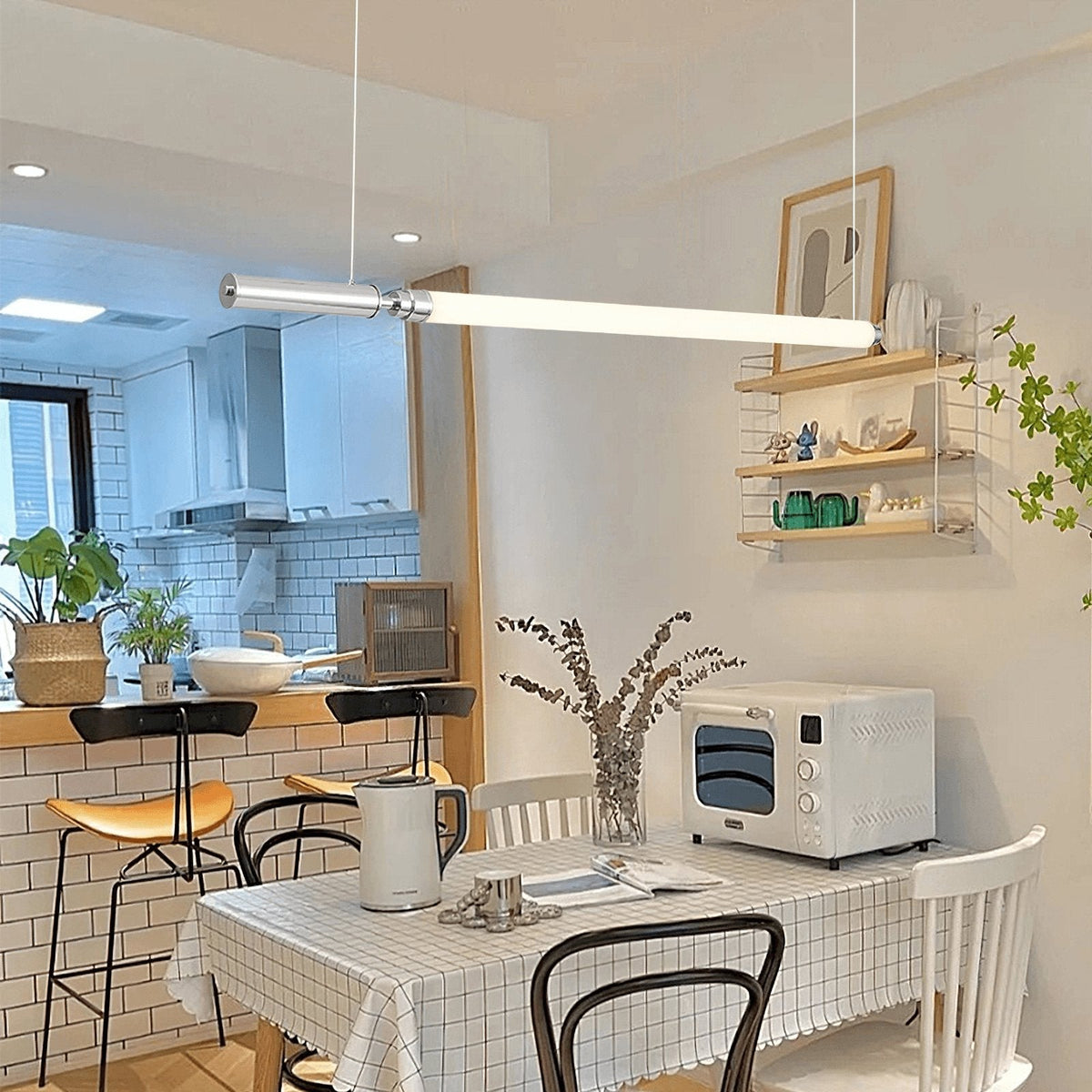 Ollaeos Modern Minimalist Glass Pendant Light
