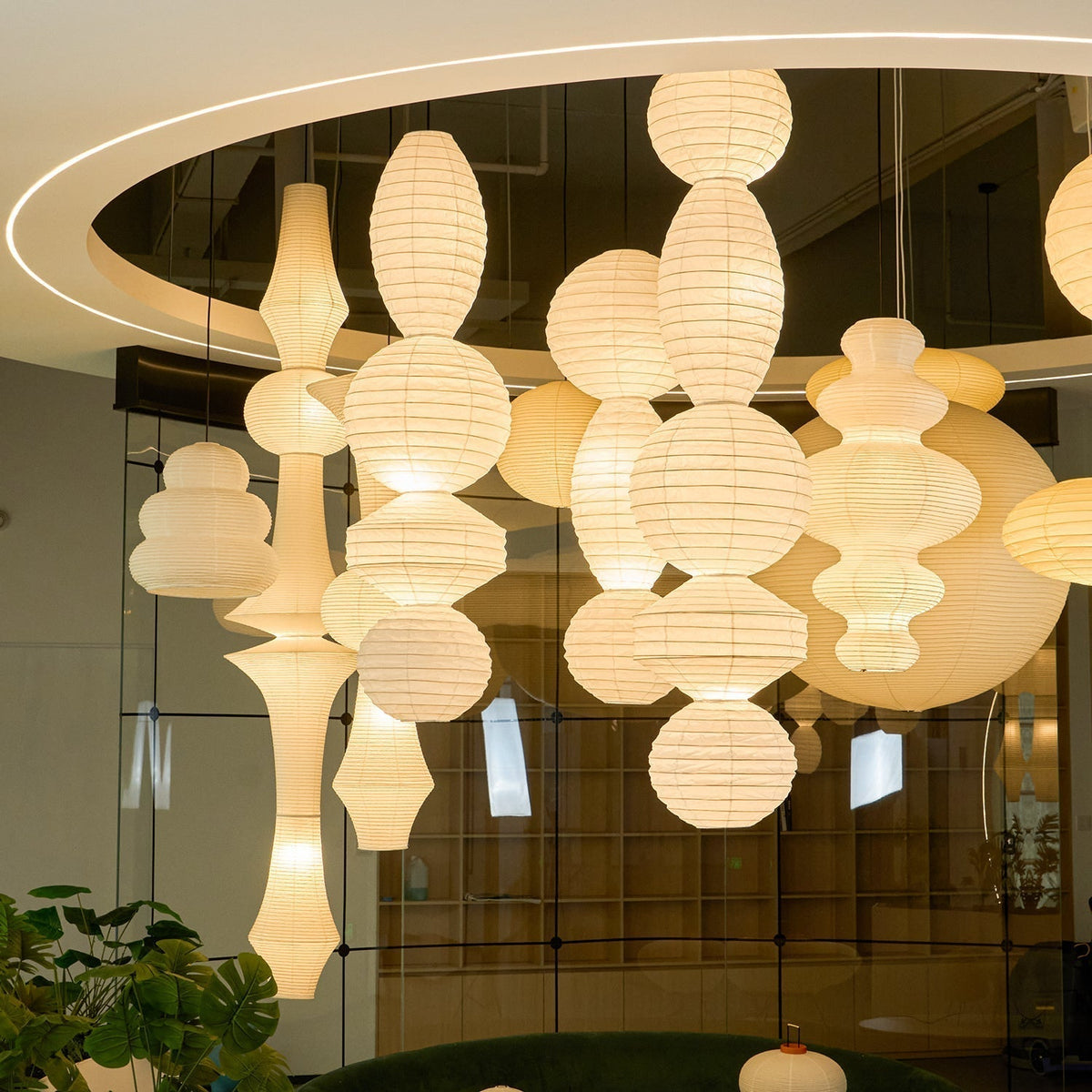 Elthayra Natural Series Bamboo Lantern Pendant Lamp