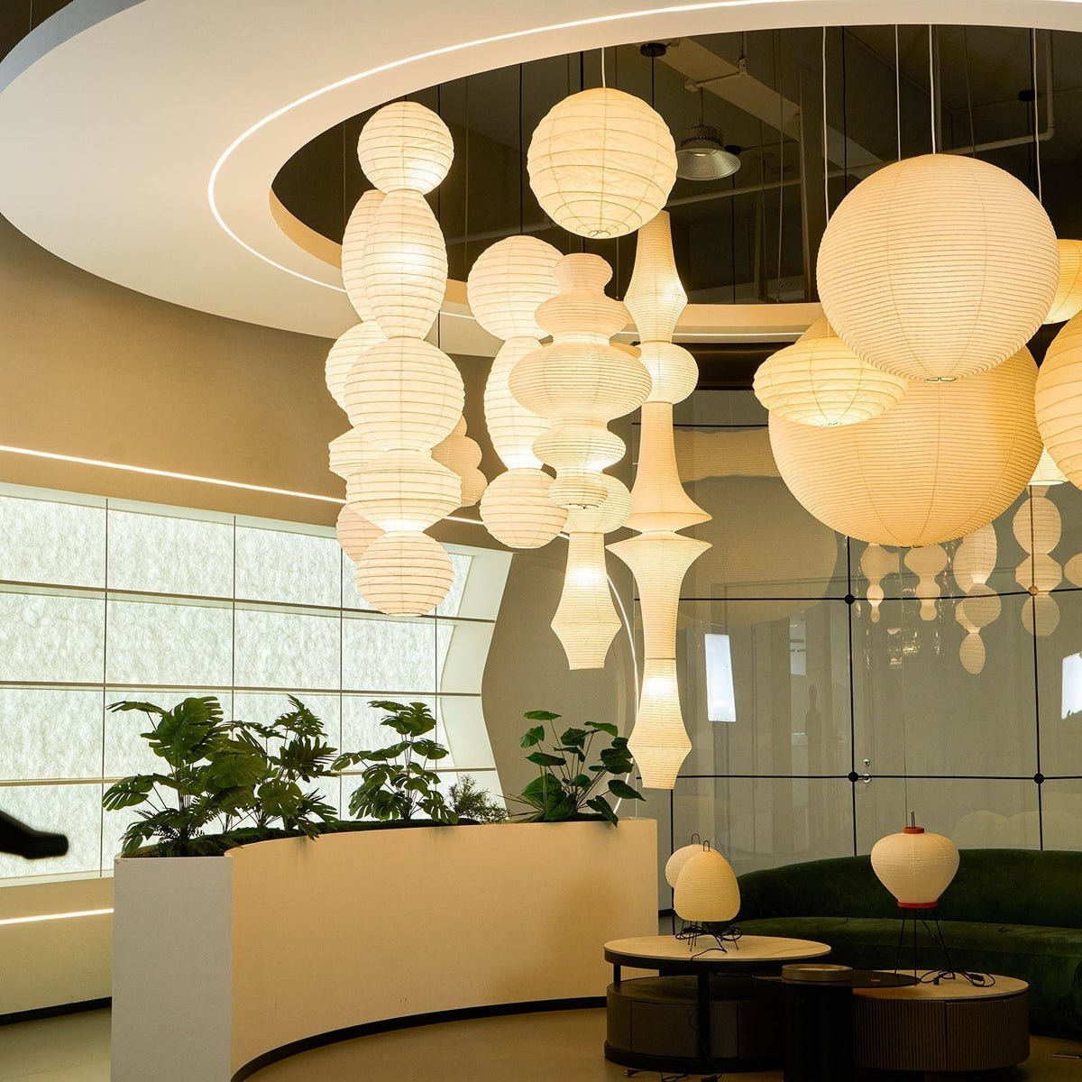 Dov Minimalist Paper Pendant Lamp