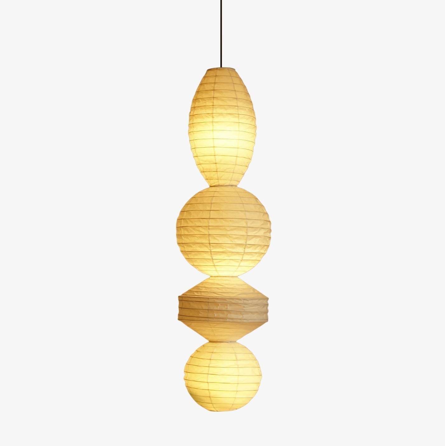 Elthayra Natural Series Bamboo Lantern Pendant Lamp