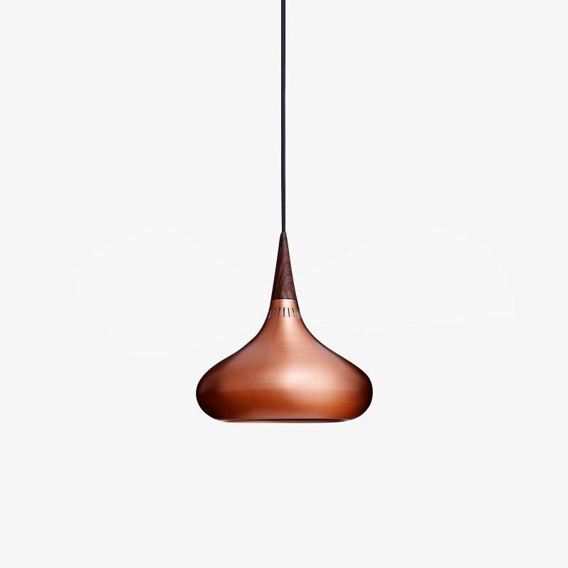 Aelorn Aluminum & Wood Industrial Pendant Light