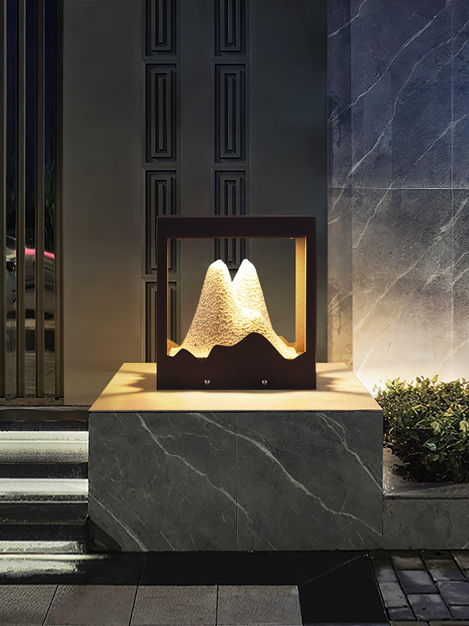 Summit Rustic Resin Outdoor Light