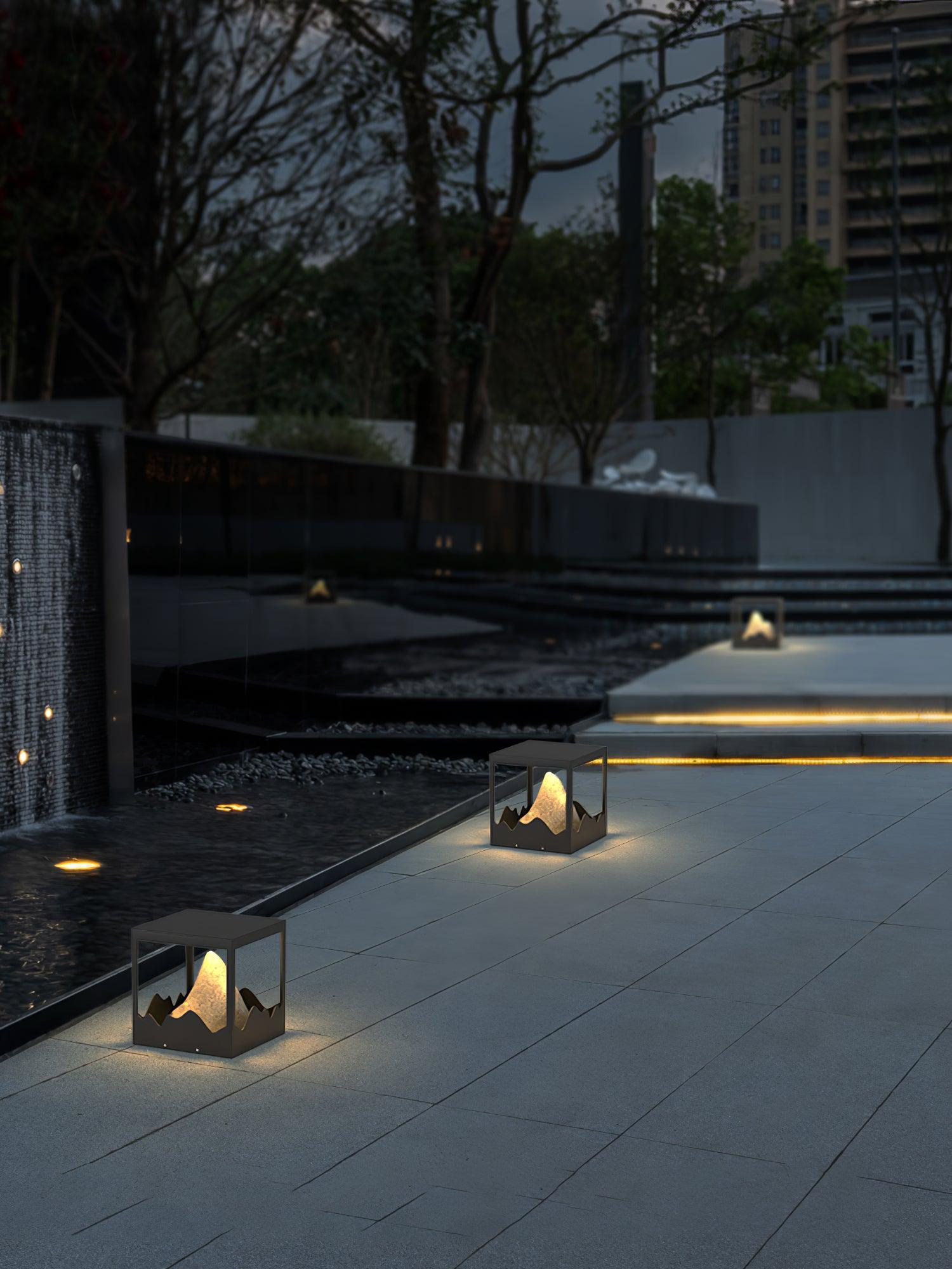 Summit Rustic Resin Outdoor Light