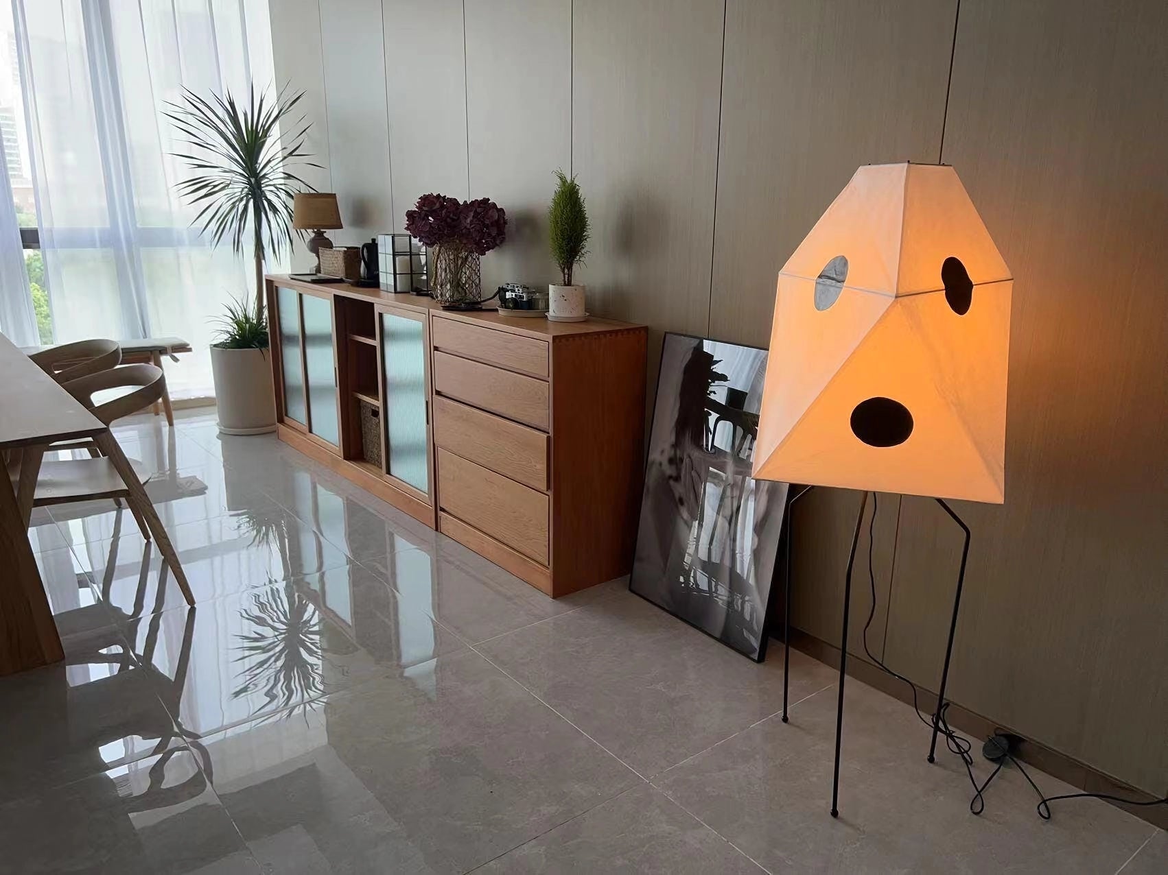 Sath Artistic Fabric Floor Lamp