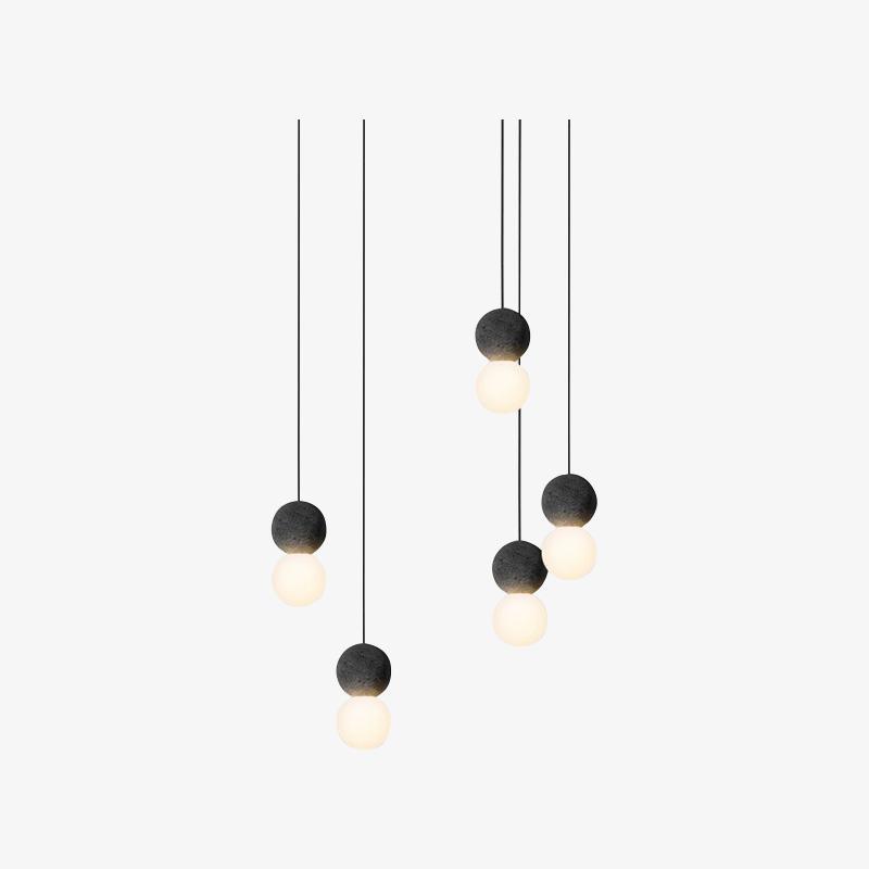 Lumorette Modern Cement Pendant Light