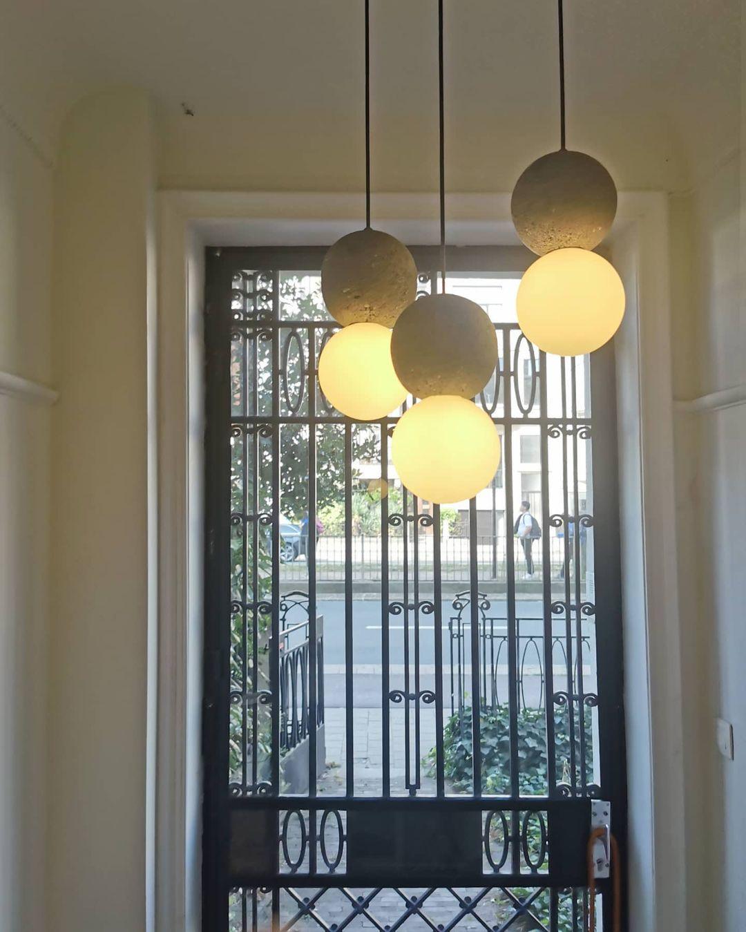 Lumorette Modern Cement Pendant Light