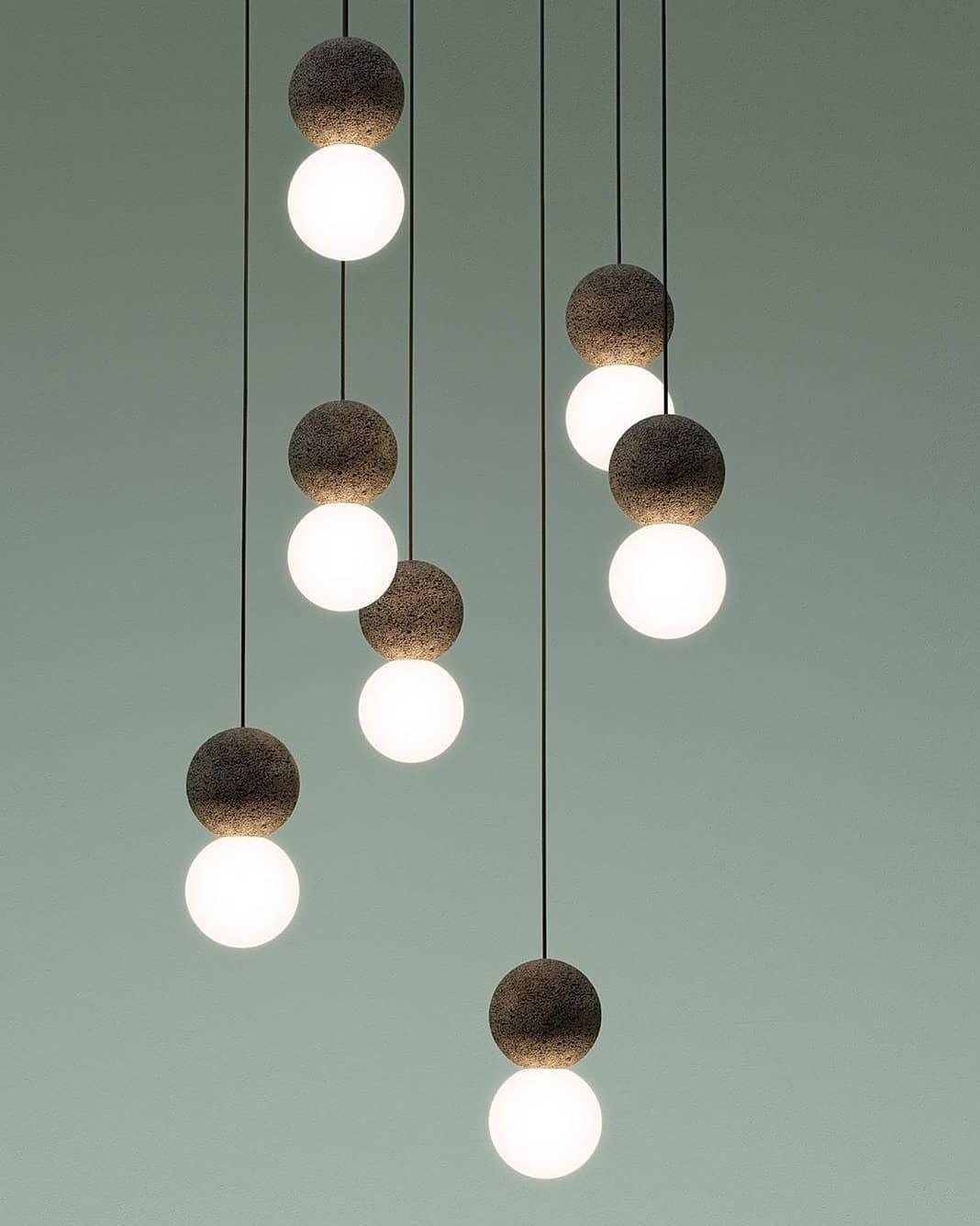 Lumorette Modern Cement Pendant Light