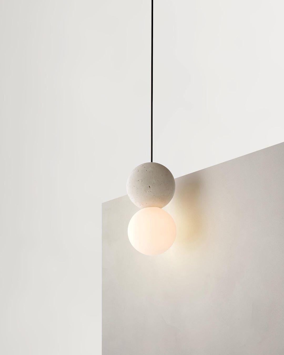 Lumorette Modern Cement Pendant Light