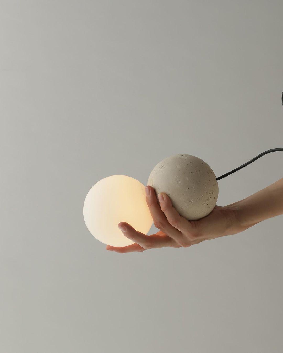 Lumorette Modern Cement Pendant Light