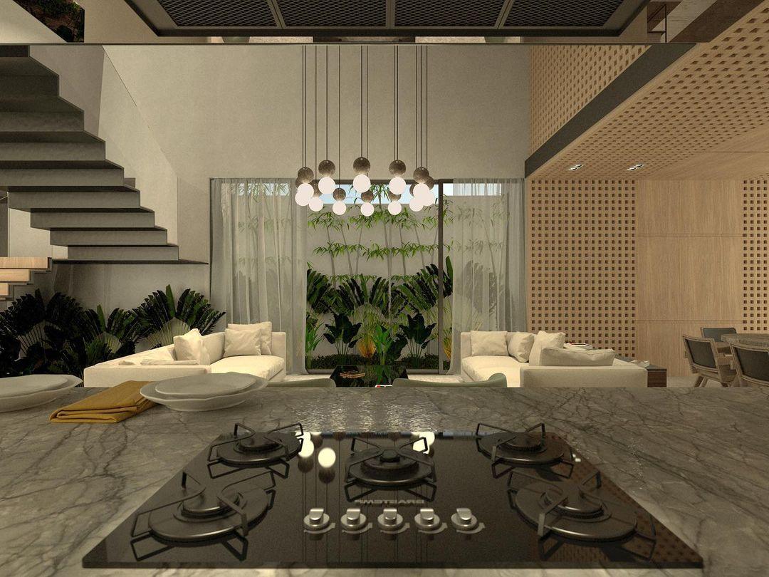 Lumorette Modern Cement Pendant Light