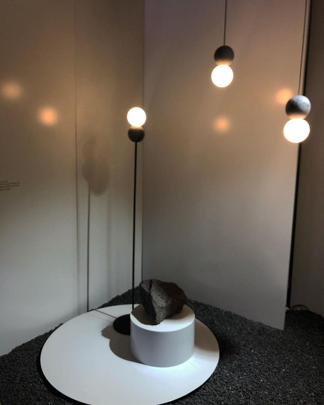Lumorette Modern Cement Pendant Light
