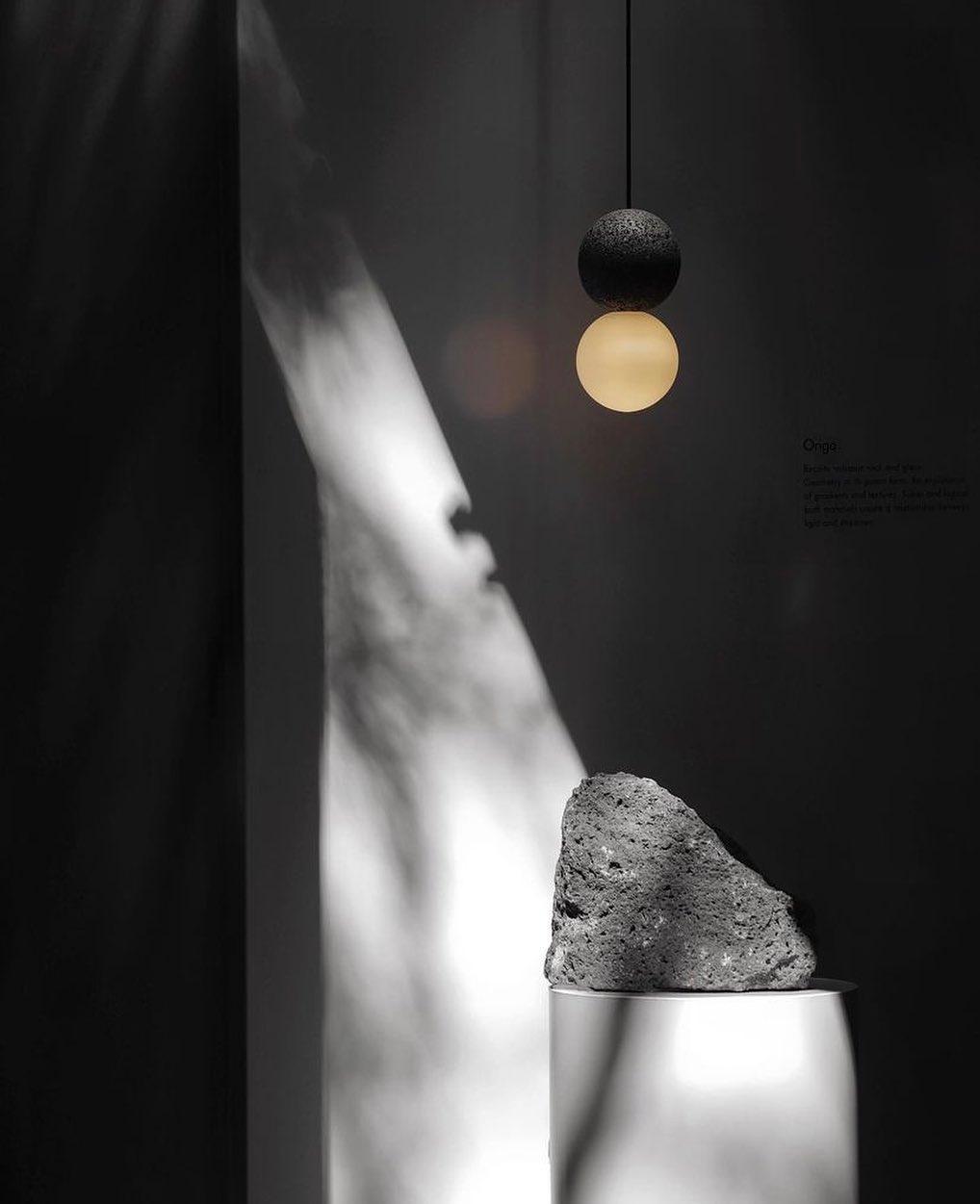 Lumorette Modern Cement Pendant Light