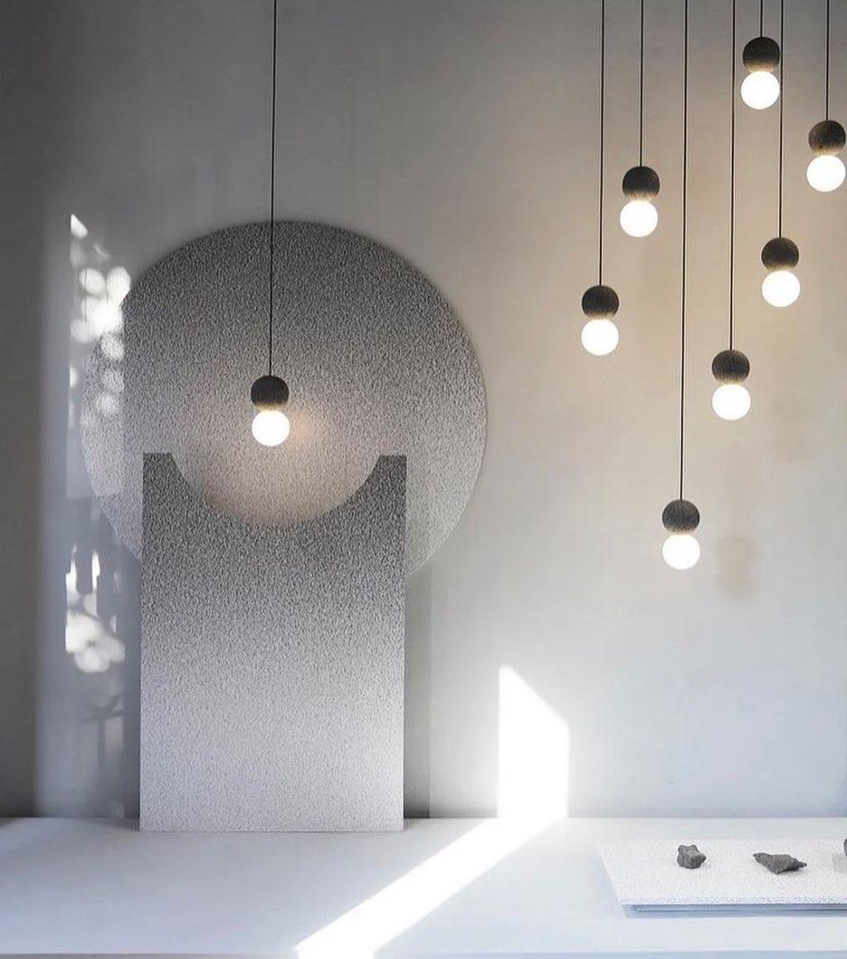 Lumorette Modern Cement Pendant Light