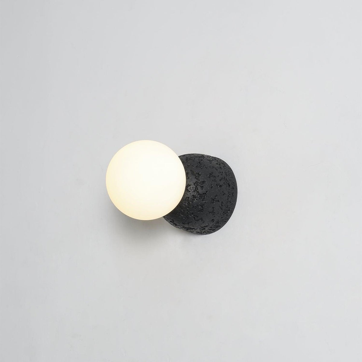 Eirinise Wall Lamp Concrete Opal Glass