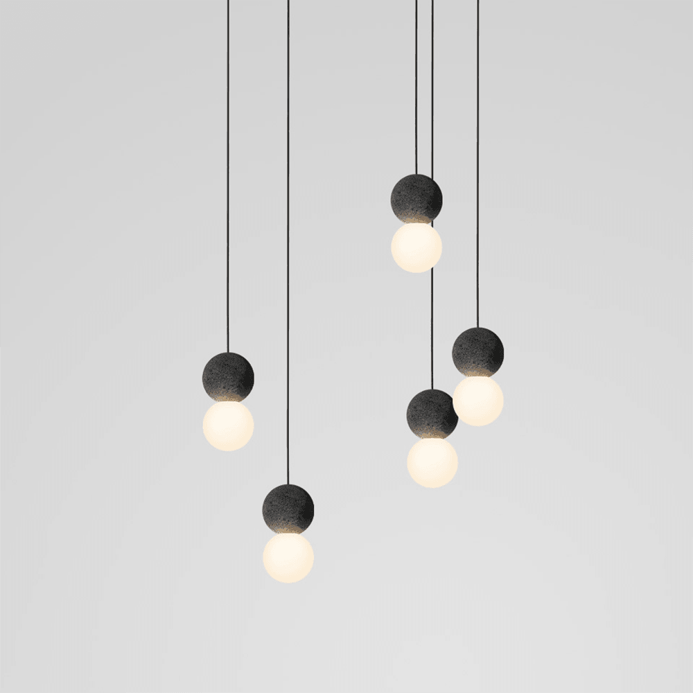 Lumorette Modern Cement Pendant Light