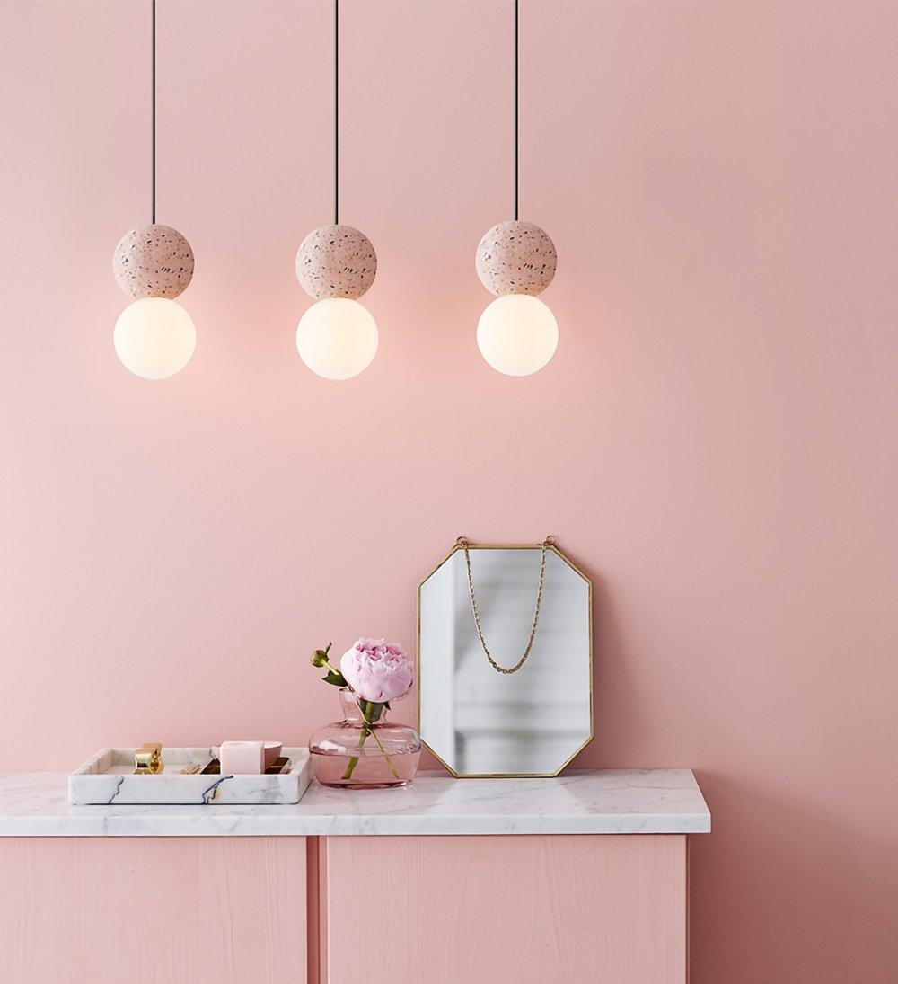 Lumorette Modern Cement Pendant Light