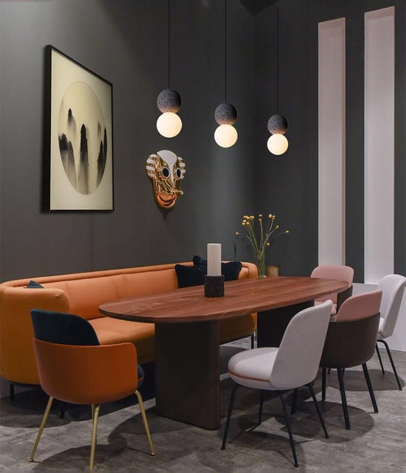 Lumorette Modern Cement Pendant Light