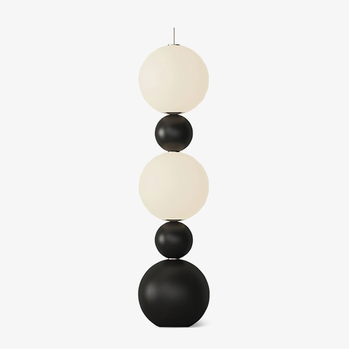 Ervynel Spherical Black Floor Lamp