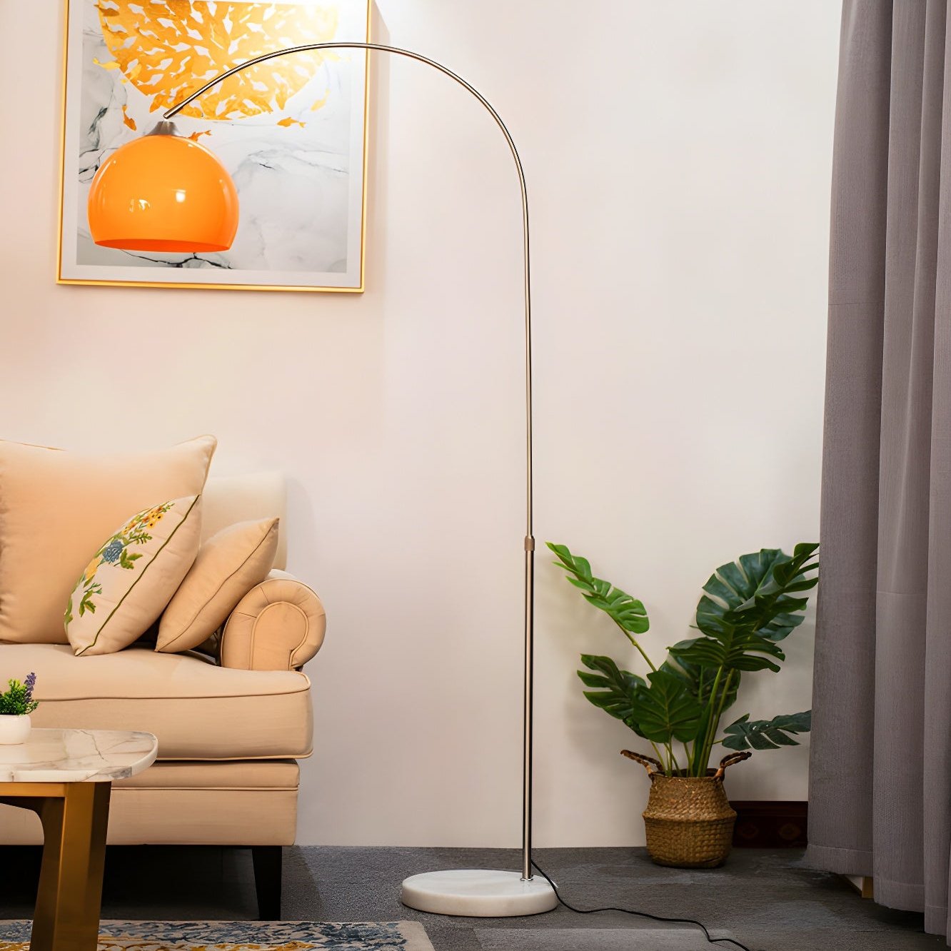 Lustra Floor Lamp Orla Arch - Neutral Decor