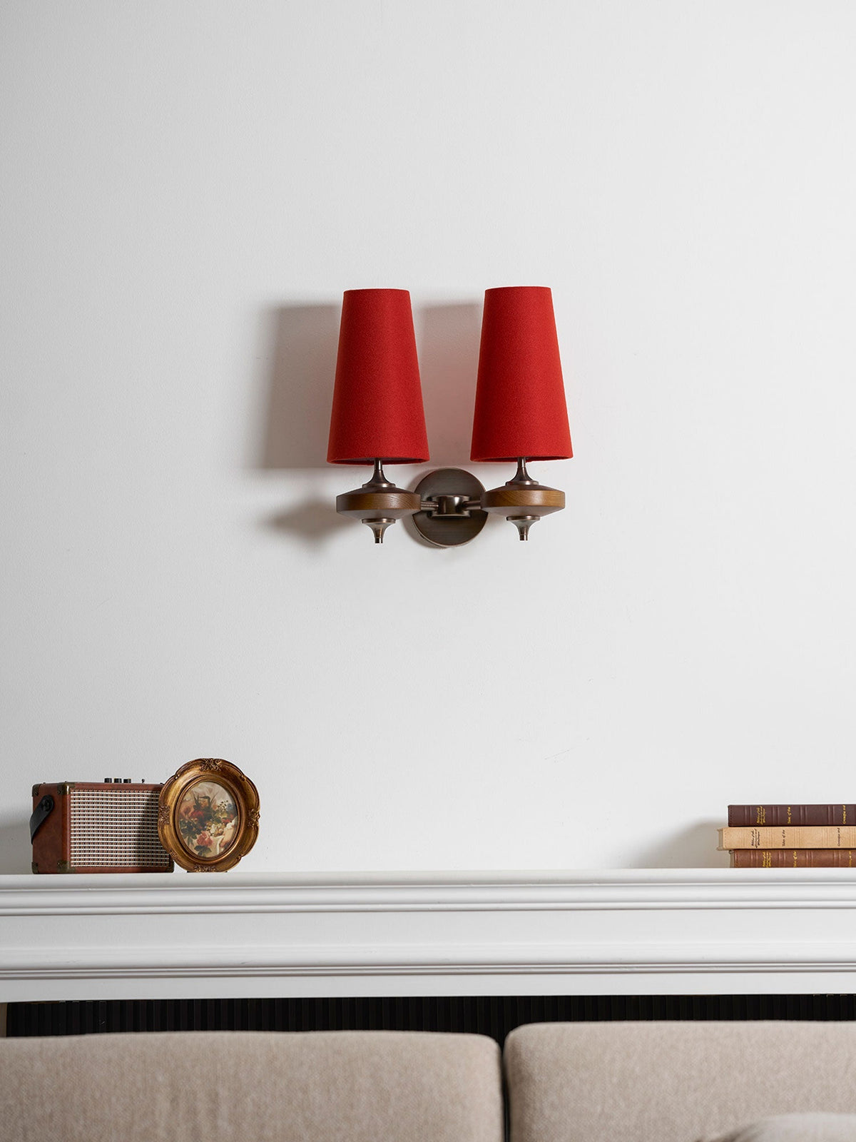 Ravenvale Twin Shade Indoor Wall Light