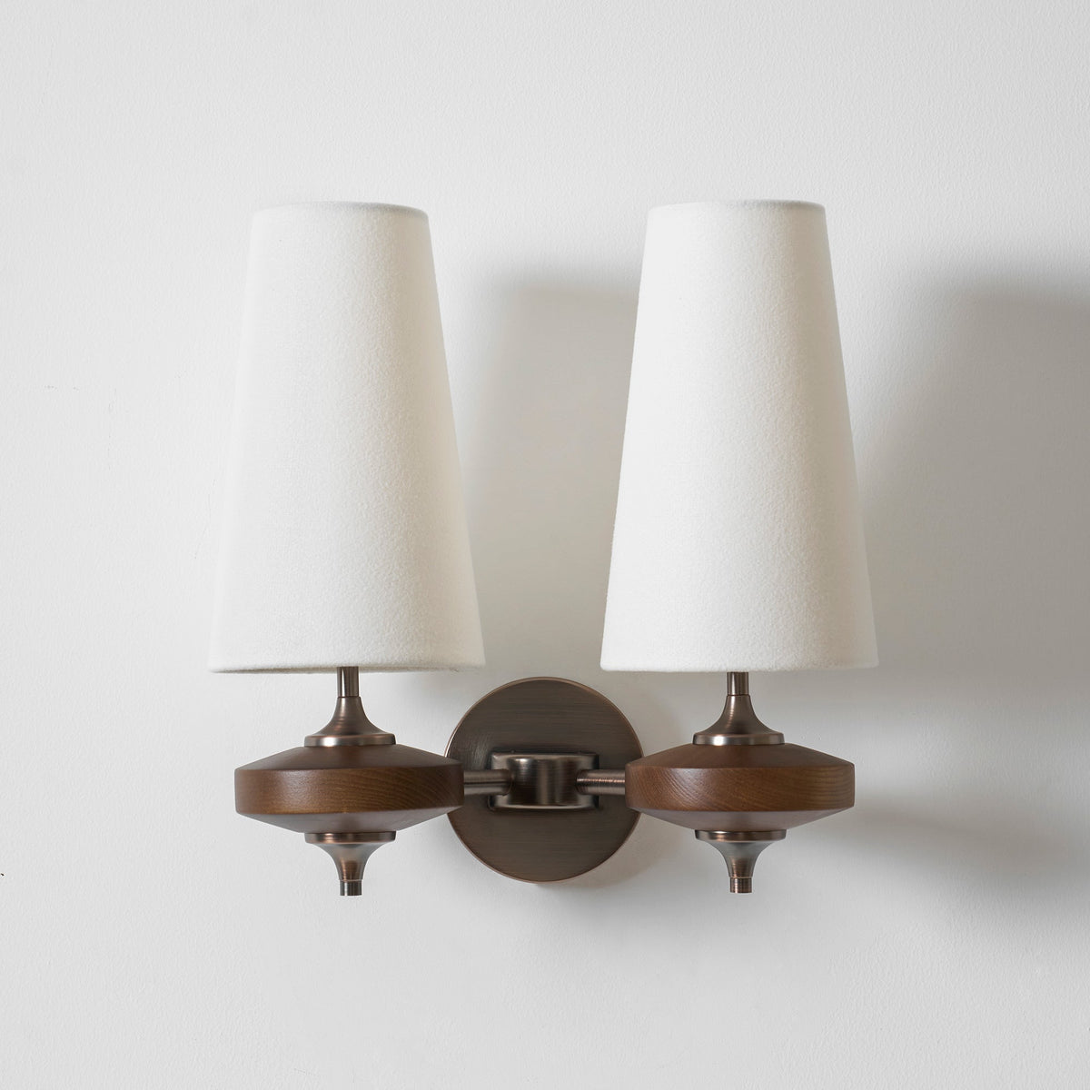 Ravenvale Twin Shade Indoor Wall Light