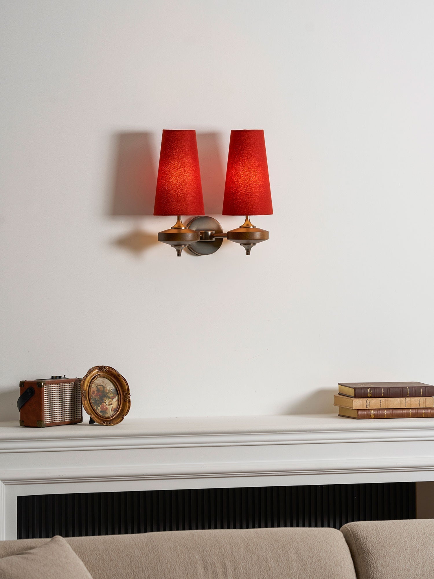 Ravenvale Twin Shade Indoor Wall Light