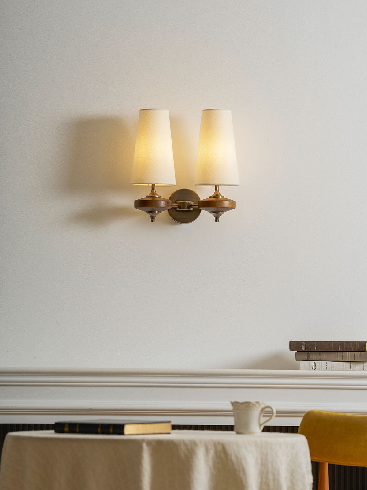 Ravenvale Twin Shade Indoor Wall Light