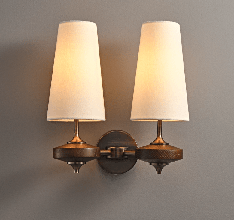 Ravenvale Twin Shade Indoor Wall Light