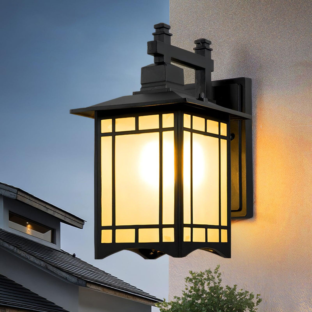 Lioruelle Elegance House Glass Outdoor Wall Light