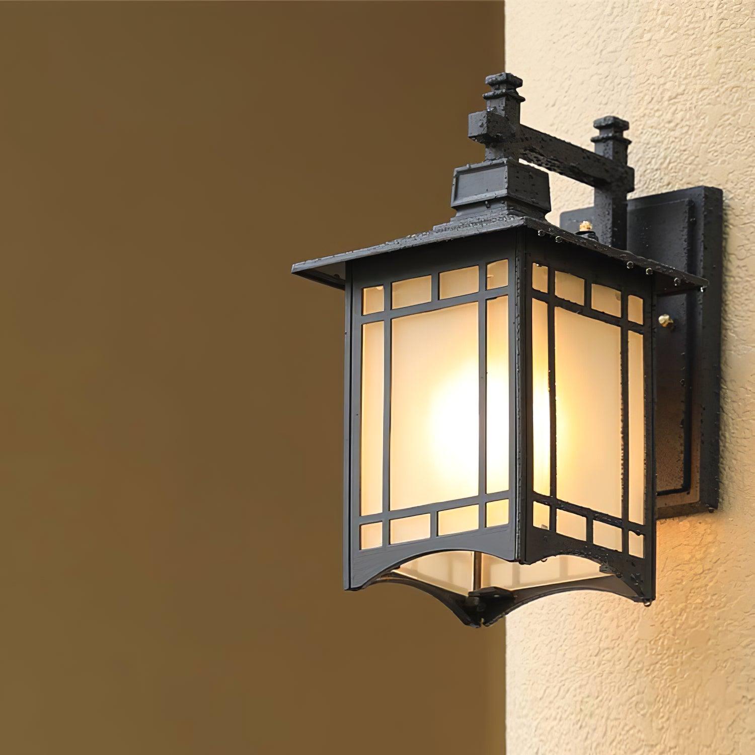 Lioruelle Elegance House Glass Outdoor Wall Light