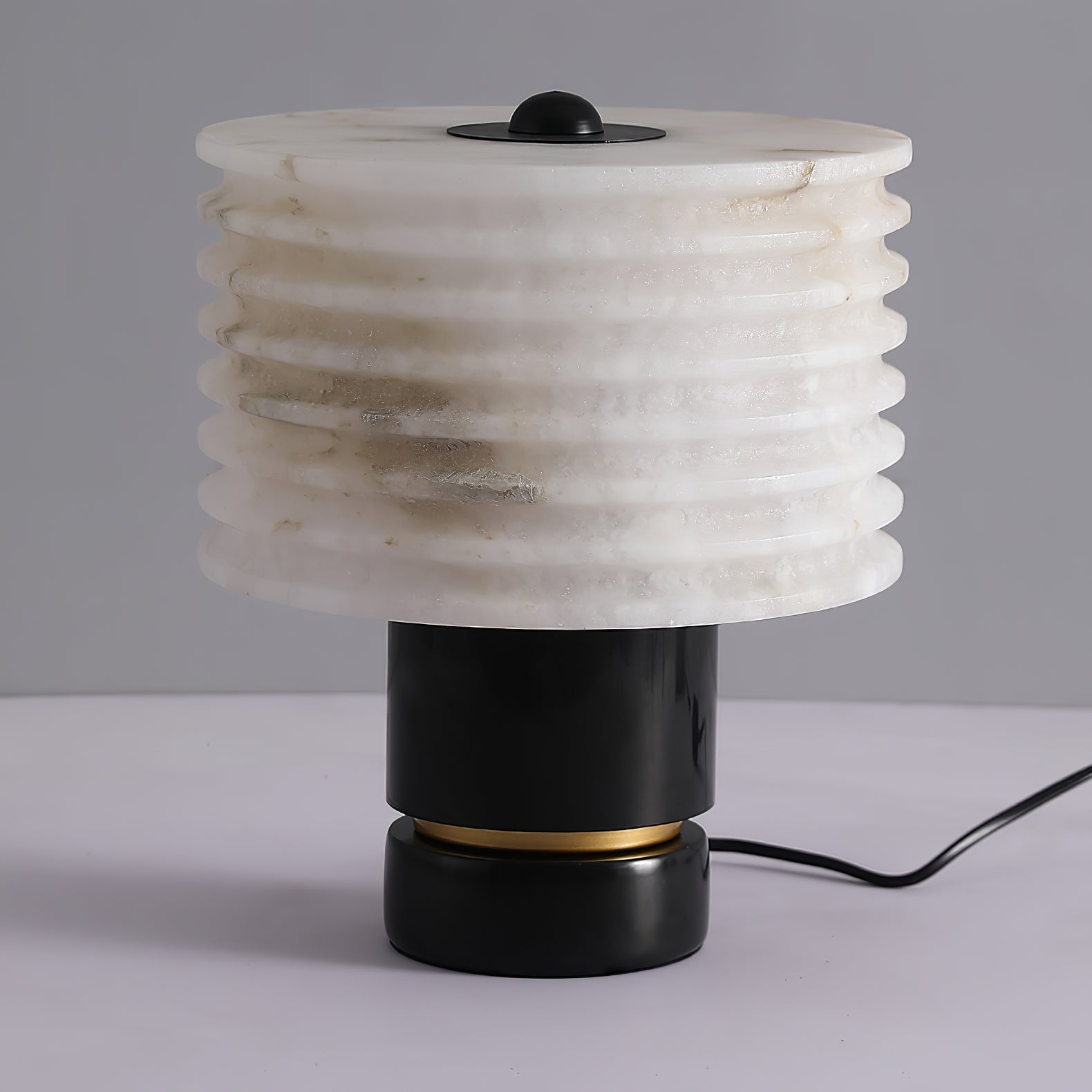 Elmarir Ribbed Alabaster Table Lamp
