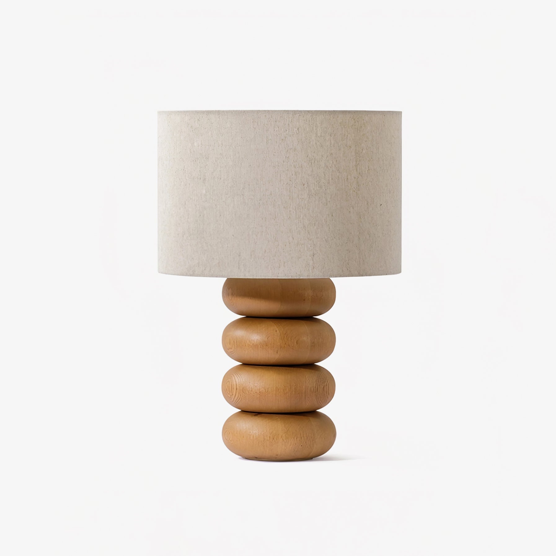 Lild Wood Fabric Table Lamp