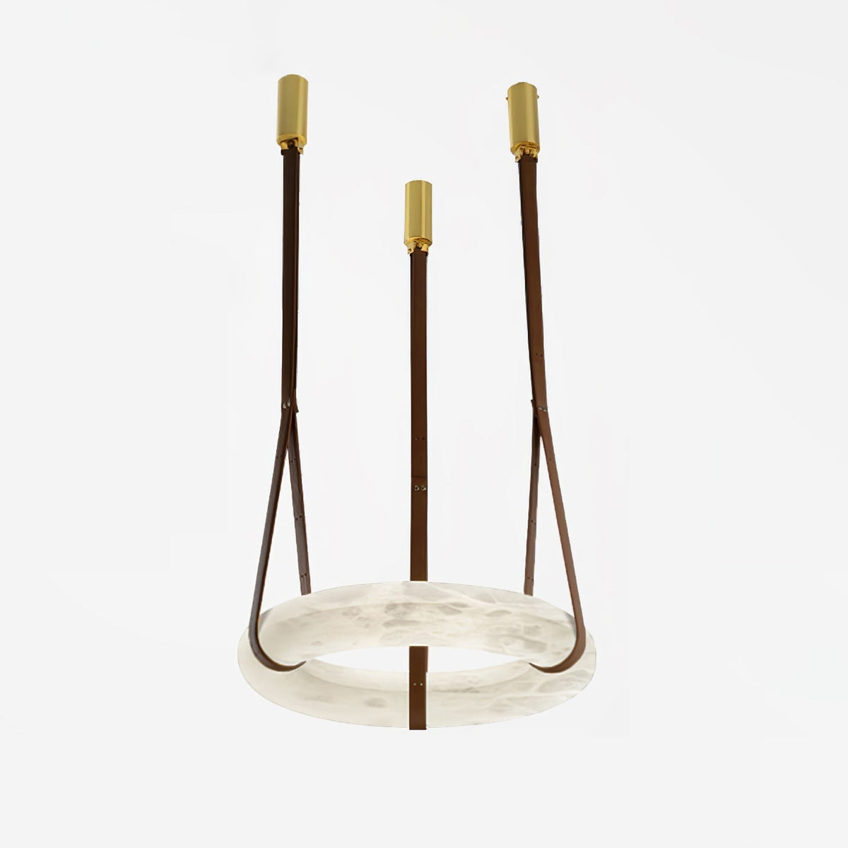 Tarys Alabaster Chandeliers Ring Leather Strap Version B
