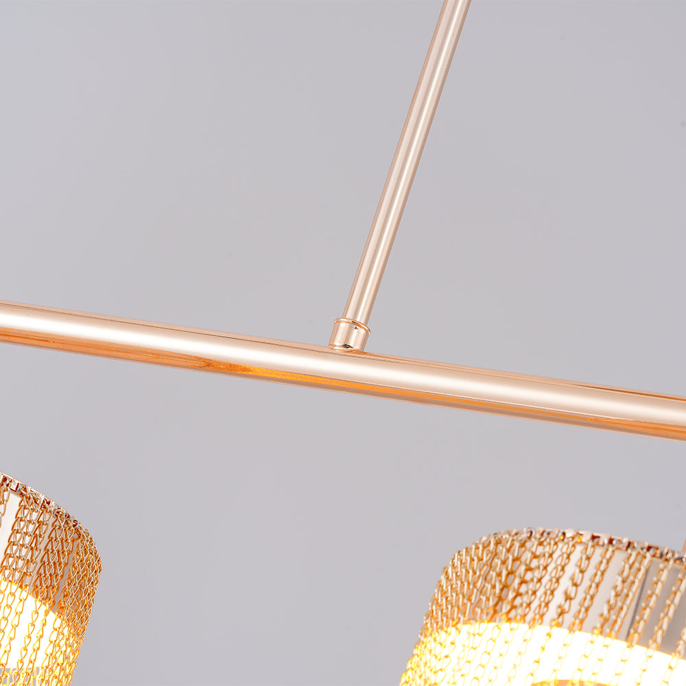 Apsht Pendant Light Copper Chain Sculptural Modern