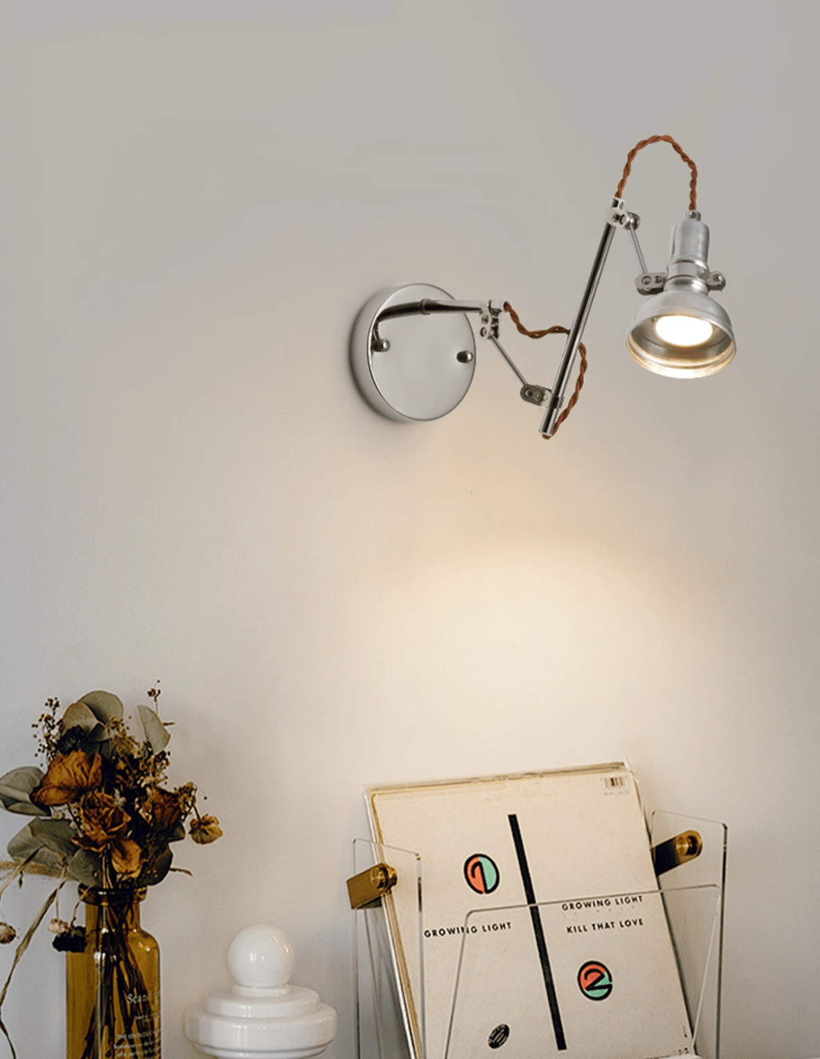 Jorze Crane Wall Lamp