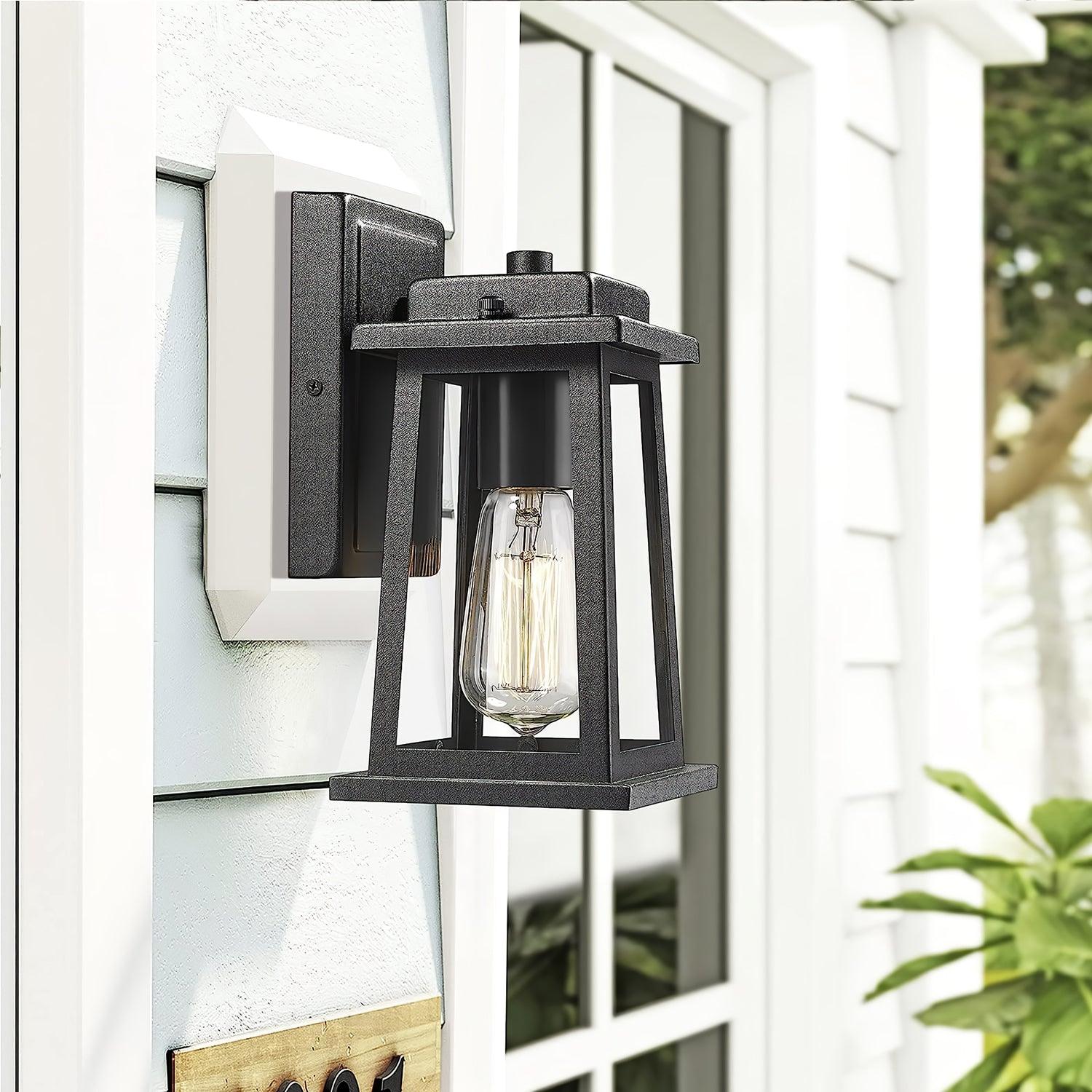 Vevelir Vintage Industrial Outdoor Lantern Wall Lamp
