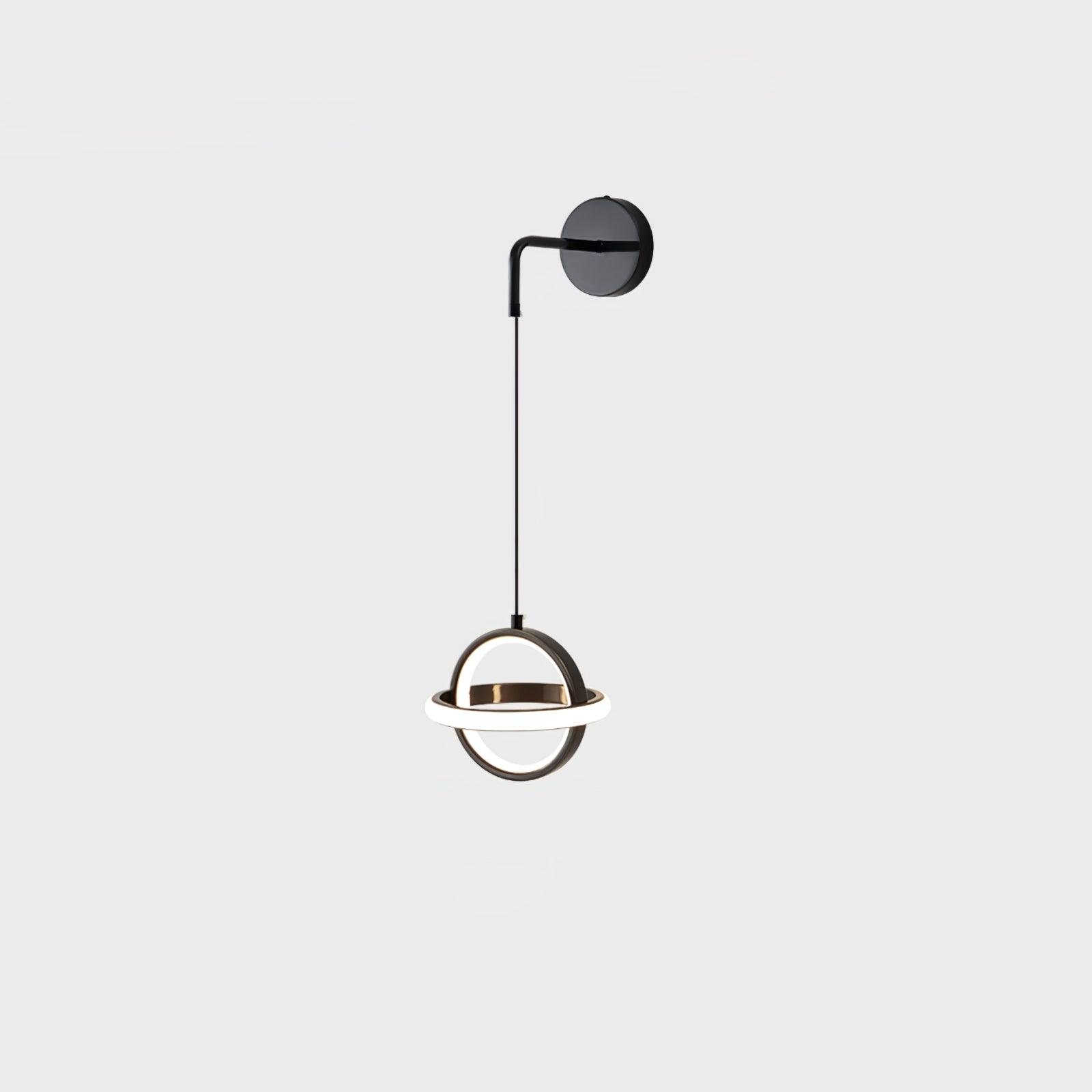 Vivianne Modern Minimalist Oval Brass Wall Light