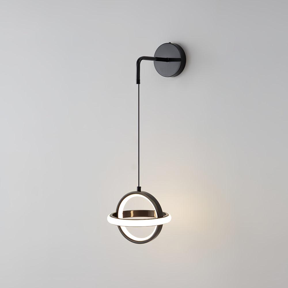 Vivianne Modern Minimalist Oval Brass Wall Light