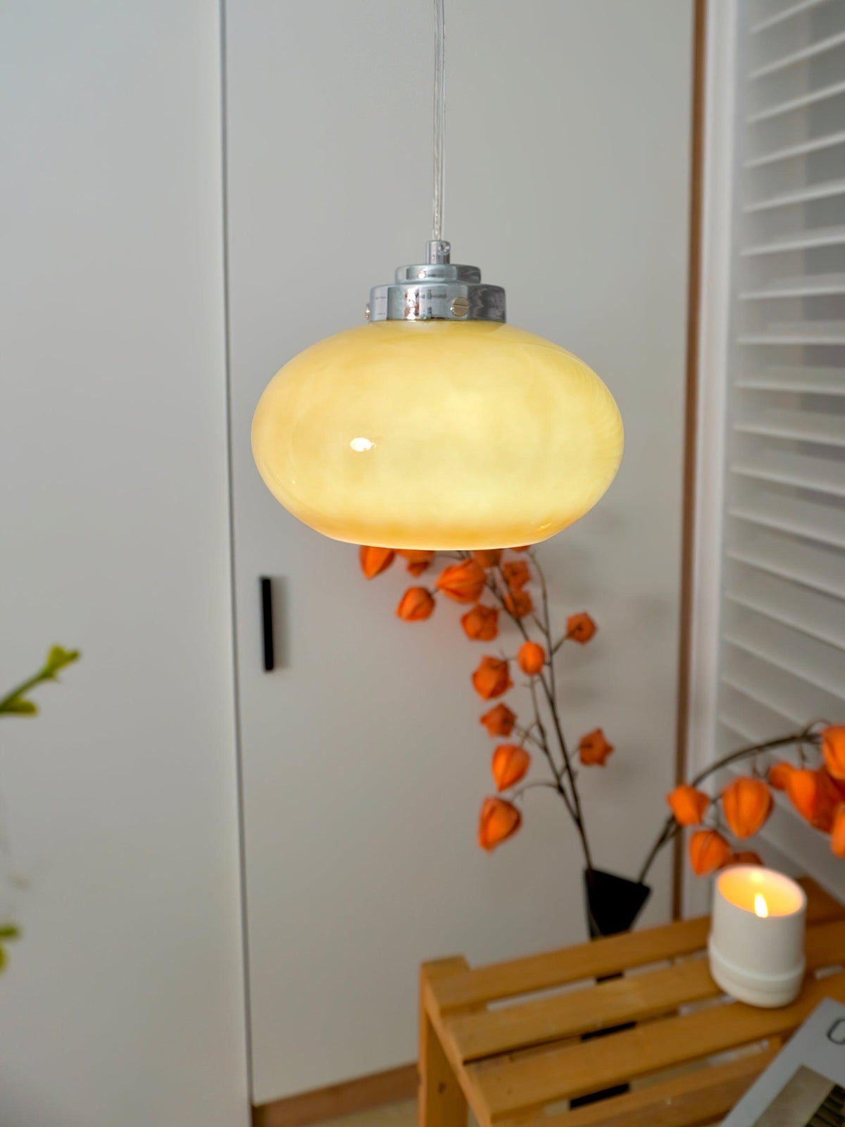 Tavira Glass Retro Pendant Light
