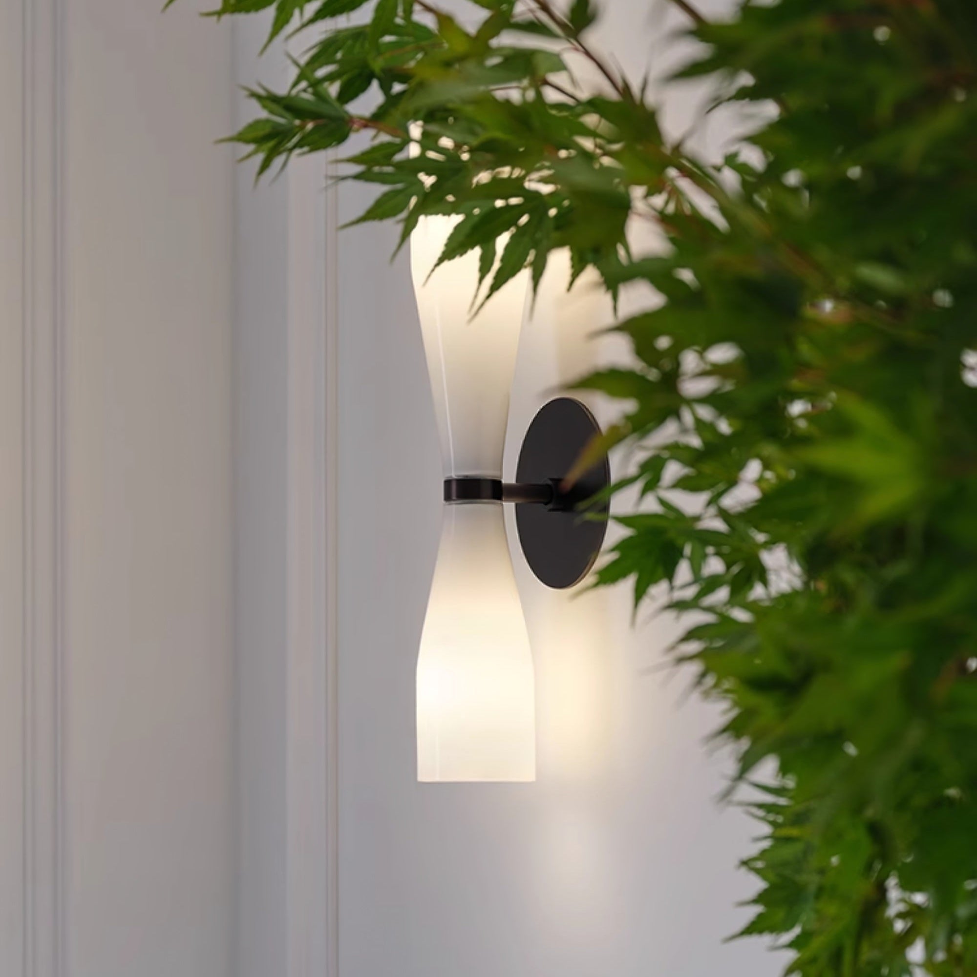 Torch Modern Glass Wall Light